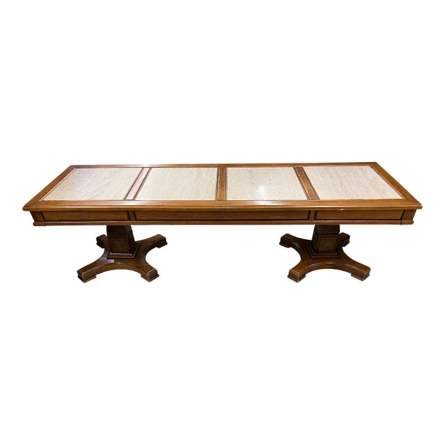 1960s Walnut Coffee Table For Sale