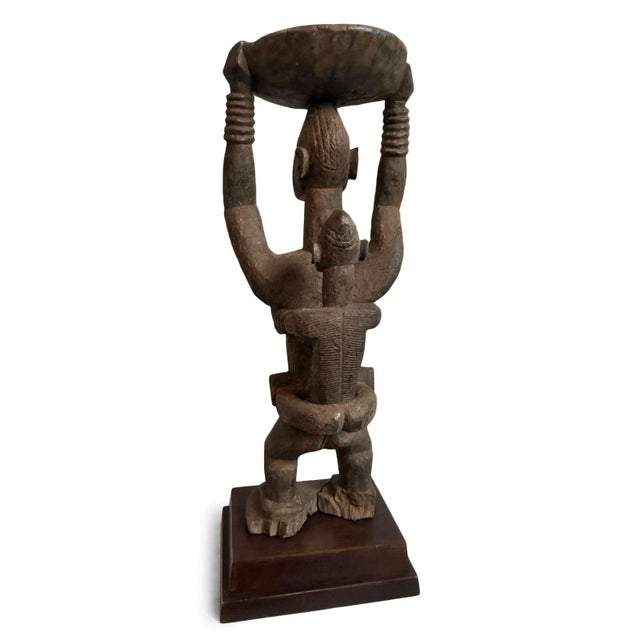 Antique Old Afo Maternity Figure W/Baby For Sale - Image 4 of 10