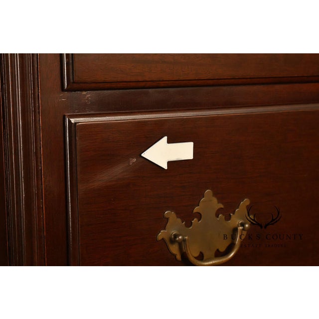H. Feldenkreis Chippendale Style Mahogany Highboy For Sale - Image 18 of 18