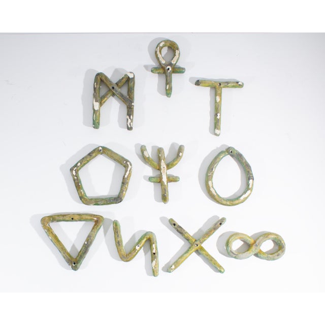 Contemporary 1991 “Essential Equation” Abstract Ceramic Wall Sculptures Ana England For Sale - Image 3 of 10