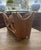 Vintage MCM Wood Magazine Rack Stand Arts & Crafts Handcrafted Jim Skaggs For Sale - Image 4 of 8