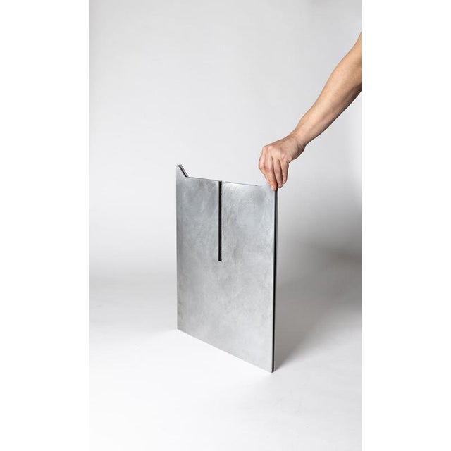 H3 Hand Decorated Metal & Aluminium Side Table by Studio Nyx For Sale - Image 13 of 17