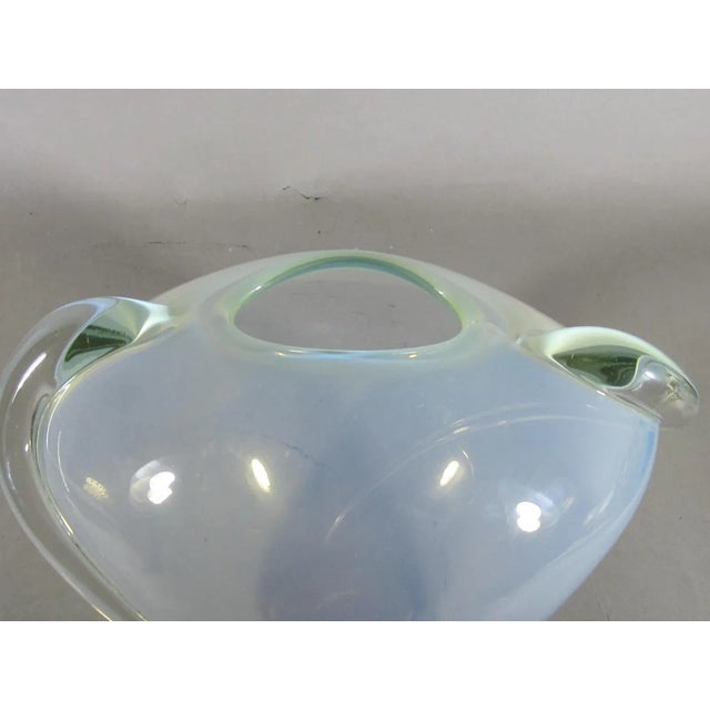 Glass 1982 Thomas Buechner Art Glass Vase For Sale - Image 7 of 10