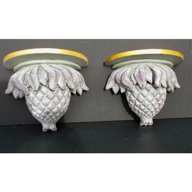 PineApple Brackets - A Pair of 2 For Sale - Image 4 of 10