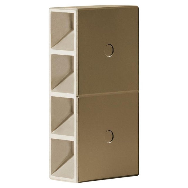 Aluminium Champagne Painted Tsai Table Lamp by Mario Tsai for Cassina For Sale - Image 17 of 17