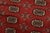 Bokhara Rug 5’2” X 7’9” Red Wool Tribal Hand-Knotted Oriental Carpet For Sale - Image 4 of 13