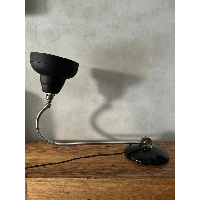 Black Model Bl2 Table Lamp by Robert Dudley Best for Bestlite, 1940s For Sale - Image 8 of 12