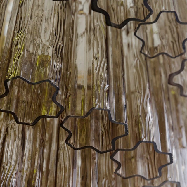 Mid-Century Modern Large Treviso Chandelier from Pure White Lines For Sale - Image 3 of 8