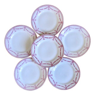 Antique Porcelain Plates from Carl Tielsch, 1890, Set of 6 For Sale