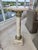 Ornate French Style Onyx and Bronze Louis 16th Pedestal sold as found in good vintage condition.