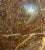 Chestnut Vintage 6.5” Brown Amber Marble Ball Sphere Orb on Lacquered Wood Stand For Sale - Image 8 of 12