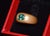 Certified Natural 1.62cts Emerald Solid 18k 750 Gold Dome Signet Ring Band, Size 6.5 For Sale - Image 11 of 12