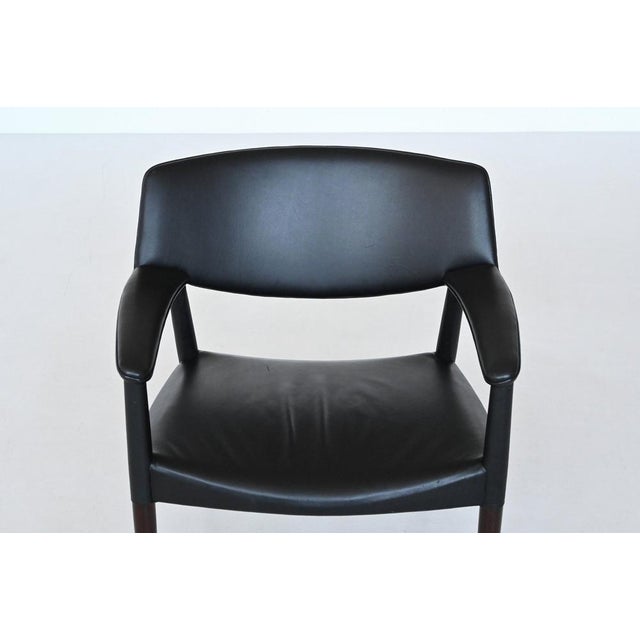 Armchair in Rosewood by Ejner Larsen for Willy Beck, 1950s For Sale - Image 9 of 18