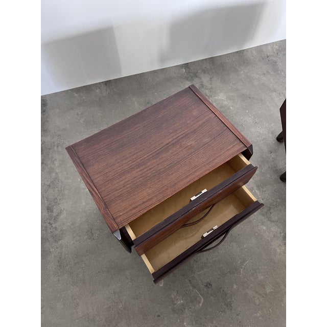 1960s Vintage Bedside Tables by Gianfranco Frattini for La Permanente Mobili Cantù, 1960, Set of 2 For Sale - Image 5 of 11