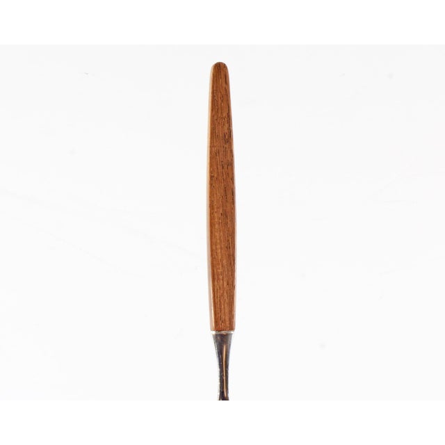 1960s “Opus” Lundtofte Rosewood Handle Serving Pieces Designed by Tias Eckhoff For Sale In Indianapolis - Image 6 of 9