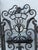 Pair of Antique 1920’s Wrought Iron Pedestrian Garden Gates For Sale - Image 12 of 12