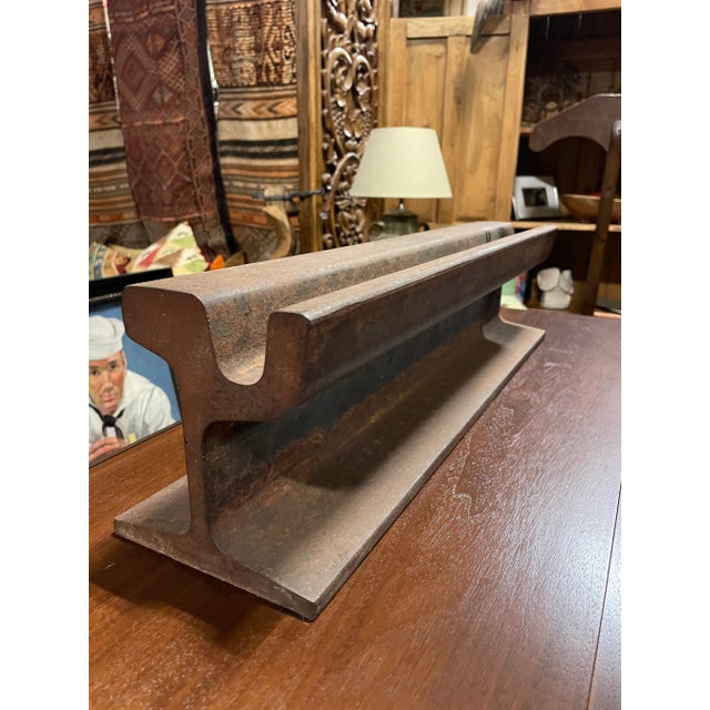 Brown Vintage San Francisco Cable Car Rail For Sale - Image 8 of 9