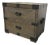 Restoration Hardware Heirloom Silver-Chest Closed Nightstand For Sale