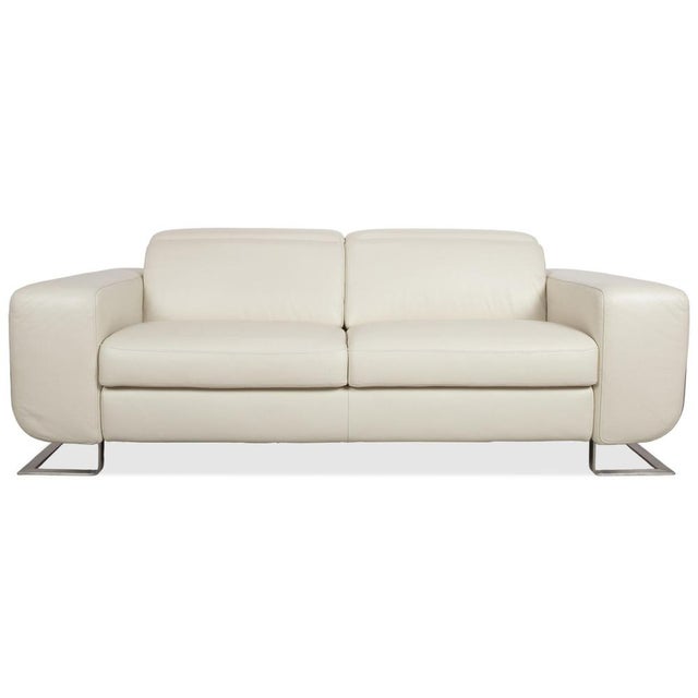 Cream Leather 007 Two-Seater Sofa from Joop For Sale - Image 14 of 14