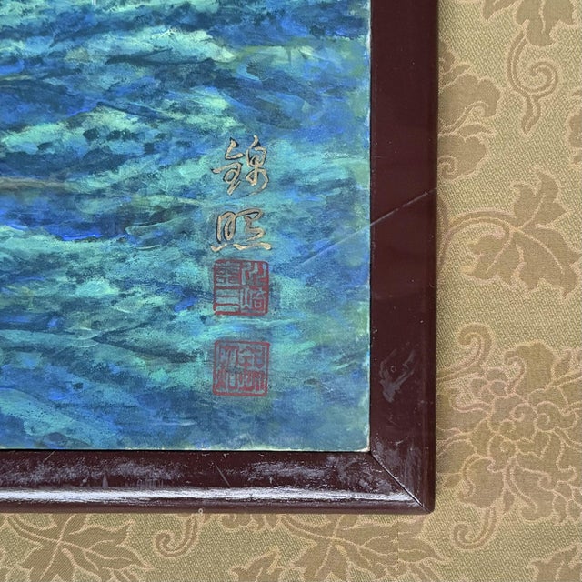 Tsuru-Ri, Mountain Landscape, 1970s, Oil For Sale - Image 9 of 16