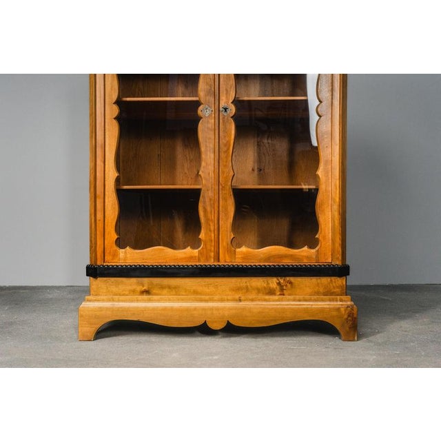 Small Vintage Biedermeier Display Cabinet, Late 19th Century For Sale - Image 18 of 18