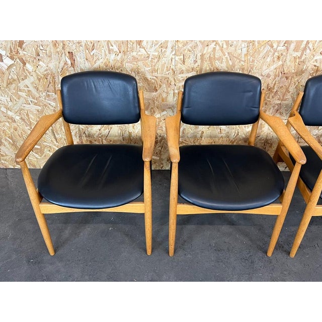 Danish Oak Dining Chairs, 1970s, Set of 4 For Sale - Image 18 of 18