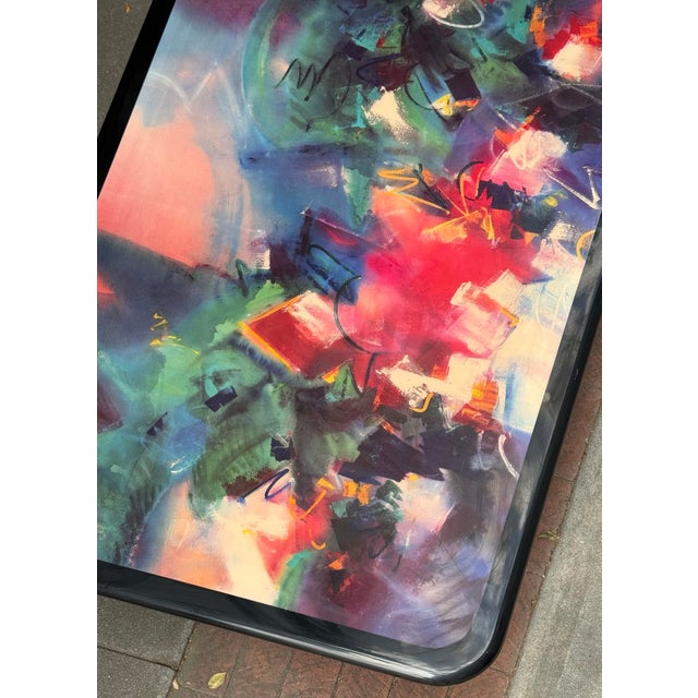 Unique Postmodern Coffee Table by Ron Kemper, Signed, Late 20th Century For Sale - Image 9 of 12