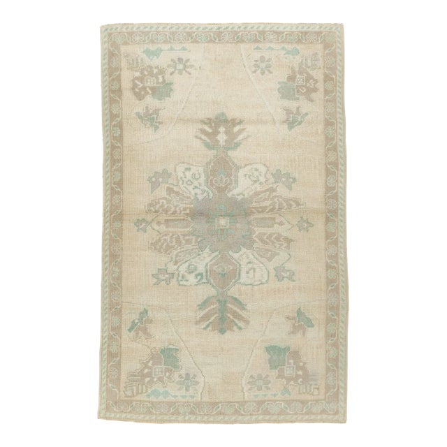 Oushak Rug 3'7'' X 5'10'' For Sale