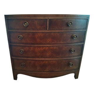 1990s Henredon Aston Court Mahogany 5-Drawer Single Dresser For Sale
