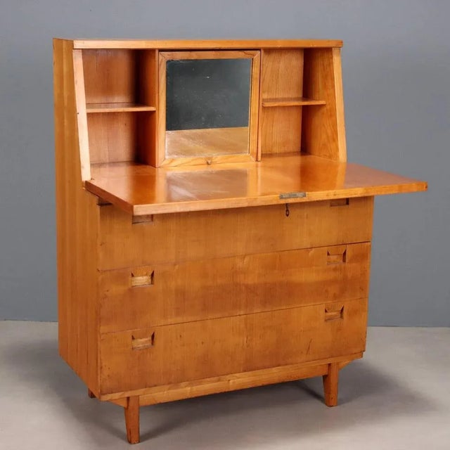 Italian Drop-Leaf Cabinet, 1960s For Sale - Image 4 of 10