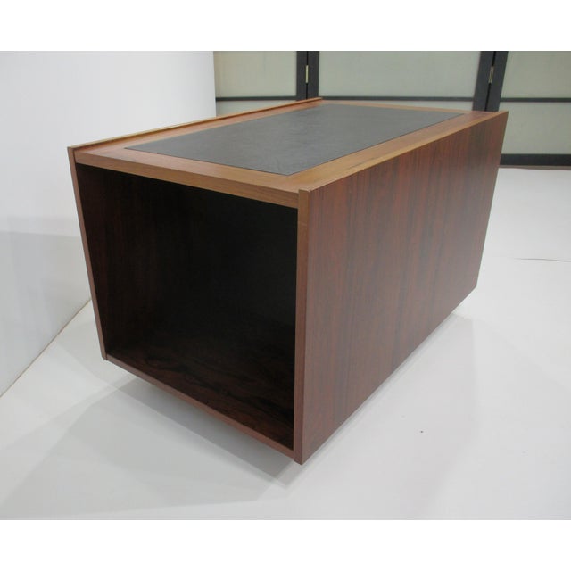 Arne Vodder Johannes Sorth Rosewood Side Table Cube for Bornholm Denmark For Sale - Image 4 of 12