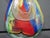 Large Murano-Style Multicolor Hand-Blown Freeform Art Glass Vase For Sale - Image 14 of 15