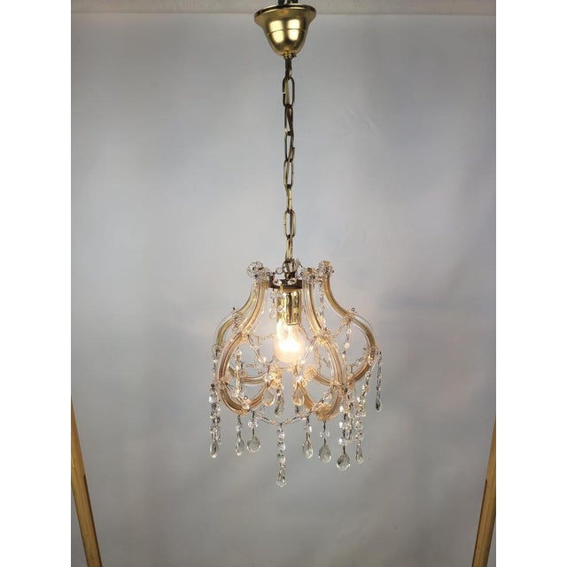 Vintage Chandelier in Metal, 1960s For Sale - Image 4 of 10