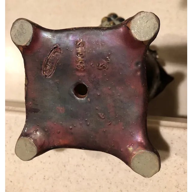 Amphora Antique Amphora Leaves & Grapes Vase For Sale - Image 4 of 5