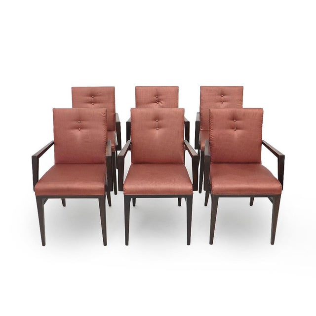 Mid-Century Modern Vintage Wooden Chairs, 1970s, Set of 6 For Sale - Image 3 of 14