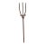 Large 19th Century Farmhouse Wooden Pitchfork For Sale