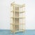 Set of 2 bookcases. Structure in bamboo with Vienna straw in the back, composed of 5 glass shelves. Set in good condition,...