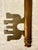 Mid 20th Century Vintage Overscale Decorative Brass Skeleton Key Wall Sculpture For Sale - Image 5 of 10
