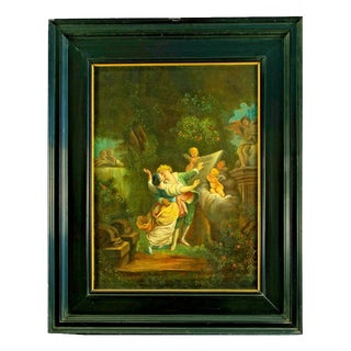 Italian School, The Sermon of Love, 1886, Oil Painting For Sale