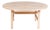 Vintage Danish Round Coffee Table by H. J. Wegner for Andreas Tuck, 1960s For Sale