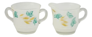 Aqua Accented Cream & Sugar