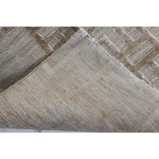 Modern Geo Henley Silk and Wool Rug by Doris Leslie Blau For Sale - Image 9 of 9