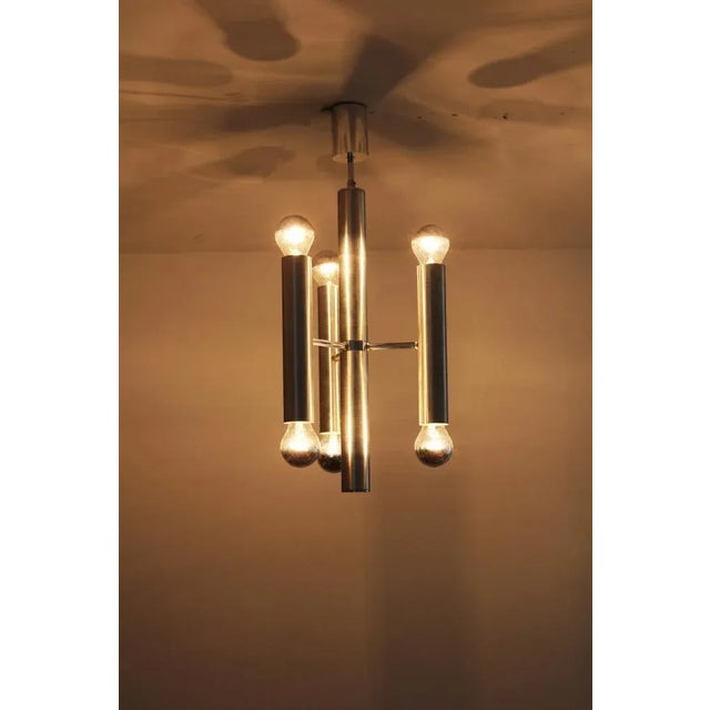 Space Age Sputnik Chandelier by Gaetano Sciolari, 1970s For Sale - Image 6 of 7