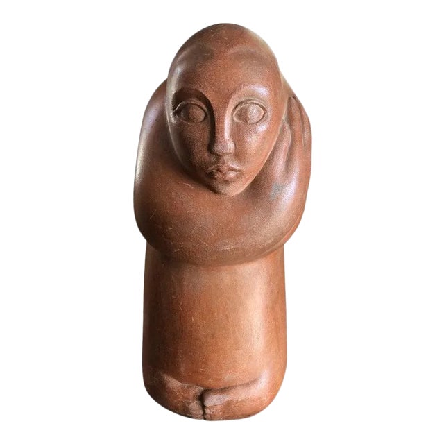 1950s Mid-Century Modern Abstract Statue of a Woman For Sale