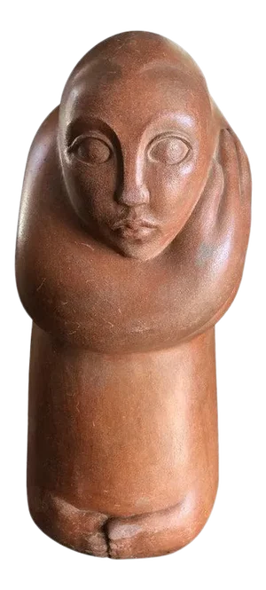 1950s Mid-Century Modern Abstract Statue of a Woman