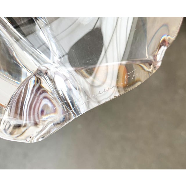 Mid-Century French Glass Table Lamp from Daum, 1960s For Sale - Image 16 of 18