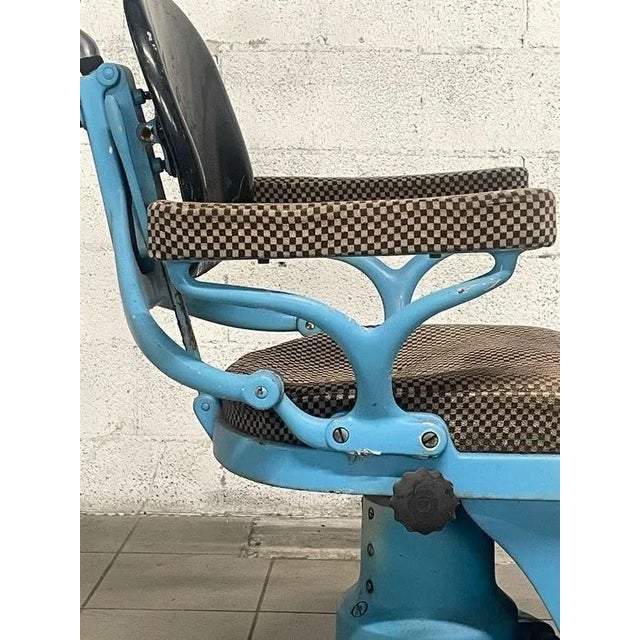 Barbiere Chair from F.lli Zerbini, Italy, 1940s For Sale - Image 12 of 13