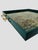 Transitional Custom Peacock Tray Acrylic Handles Teal For Sale - Image 3 of 9