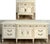 1970s Thomasville Nightstand Newly Refinished in White With Hand-Painted Gold Details For Sale - Image 12 of 12