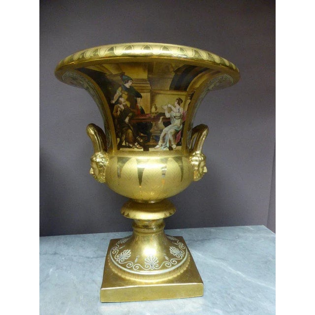 Medici Porcelain Vases, Set of 2 For Sale - Image 8 of 13